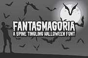 Fantasmagoria Halloween font, a Sans Serif Font by Amber Nest Design (Thumbnail 1 of 5)