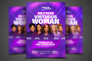 Virtuous Women Conference Flyer Temp, a Social Media Template by church flyer templates (Thumbnail 4 of 10)