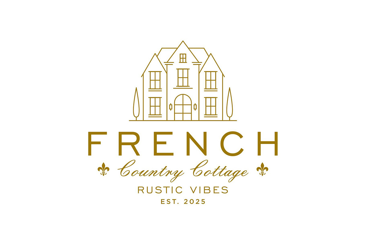 Vintage Retro Luxury House Logo