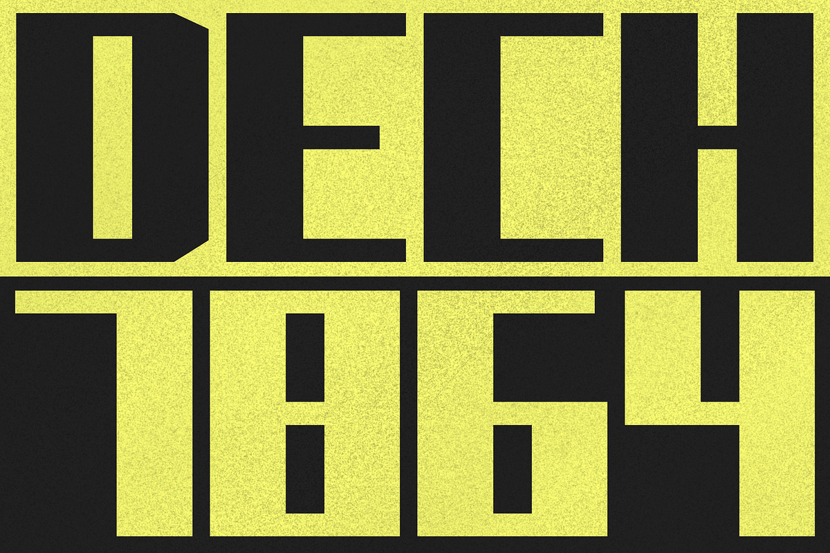 Dech Bold Display Font street, a Sans Serif Font by lekseo studio (Photo 2 of 8)