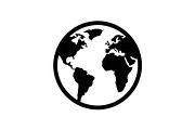 World Map Globe Vector Icon Bundle, an Illustration by Designs_River (Thumbnail 15 of 51)