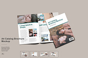 A4 Catalog Brochure Mockup, a Books & Magazine Mockup by NyakBiett (Thumbnail 1 of 6)
