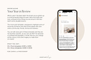 Yearly/Quarterly Review Social Pack, a Social Media Template by January Made Design (Thumbnail 4 of 13)