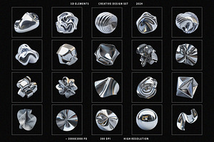 CHROME Design Set 131 Objects