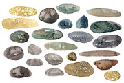 Watercolor Cairns - DIY Set, a Texture Illustration by amyxbao (Thumbnail 3 of 4)