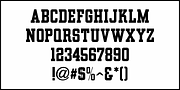 College Game JNL, a Slab Serif Font by Jeff Levine Fonts (Thumbnail 3 of 5)