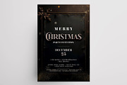2 Christmas Elegant-Vintage Flyers, a Flyer Template by PixelsDesign (Thumbnail 3 of 3)