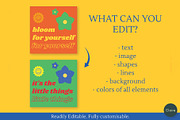 Retro Colorful Instagram Template, a Social Media Template by Clairee Design Studio (Thumbnail 4 of 7)