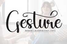 Gesture | Script Font