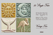 Vintage Tiles: Frames, Backgrounds, an Object Graphic by Purple (Thumbnail 6 of 12)