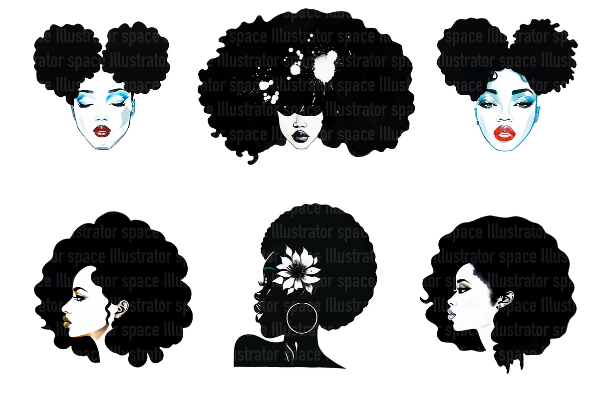 Black Queen Silhouette Clipart, an Illustration by Illustrator Space (Photo 8 of 9)