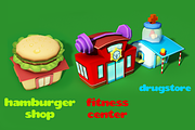 Cartoon Shop, an Architecture 3D Model by Souchenki (Thumbnail 15 of 21)