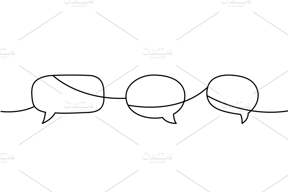 Minimalist continuous line art with, an Object Illustration by GraphiShop