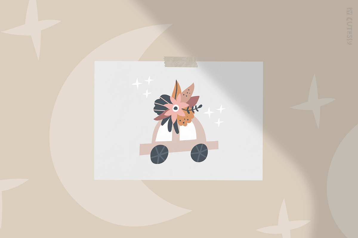Boho map creator - 270+ elements, a Decorative Illustration by Olia (Photo 13 of 16)