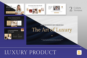Luxury Product Google Slides, a Presentation Template by Antstheme