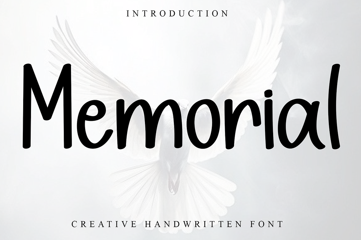 Memorial, a Script Font by FreshTypeINK (Photo 1 of 8)