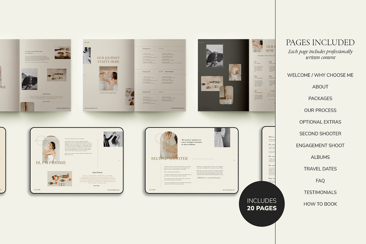Stylish | Photo Price Guide Canva, a Templates & Theme by Studio Leelou (Photo 3 of 9)