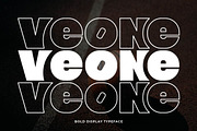 Veone – Bold Strong Display Font, a Sans Serif Font by Artiveko (Thumbnail 1 of 8)