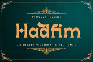 Hadfim - Blackletter Font