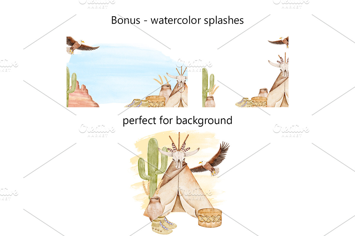 Native American Tribal Clipart, an Object Illustration by Eves_Aquadreams (Photo 6 of 7)