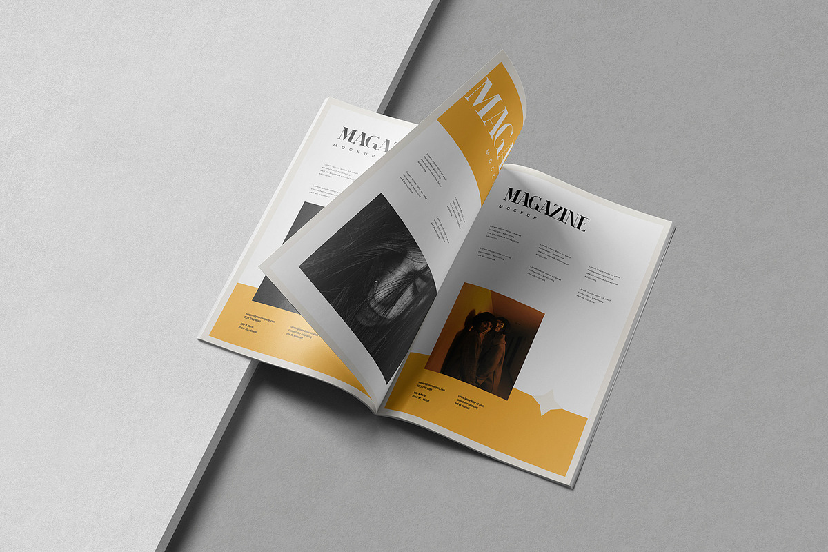 Premium Magazine Mockups, a Product Mockup by DesignNeutrons (Photo 5 of 8)