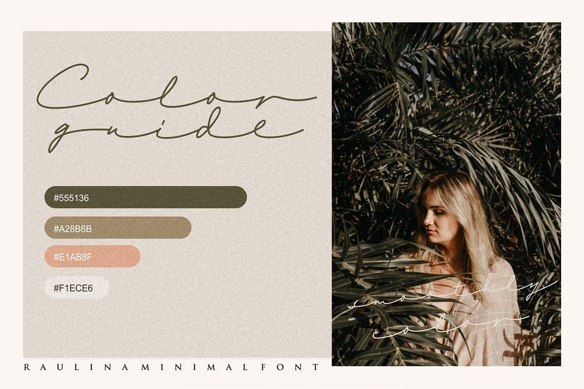 Raulina // Minimal font preview 5