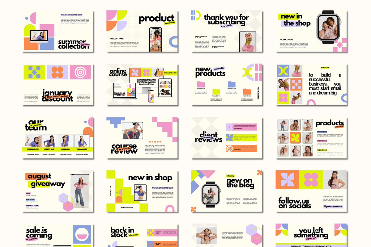 Email Marketing Newsletter Template, an Email Template by Branding Babe Co. (Photo 5 of 10)
