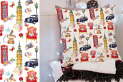 London Seamless Patterns, a Pattern Graphic by MitrushovaArt (Thumbnail 3 of 9)