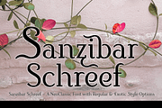 Sanzibar Schreef, a Slab Serif Font by ArtyType (Thumbnail 1 of 5)