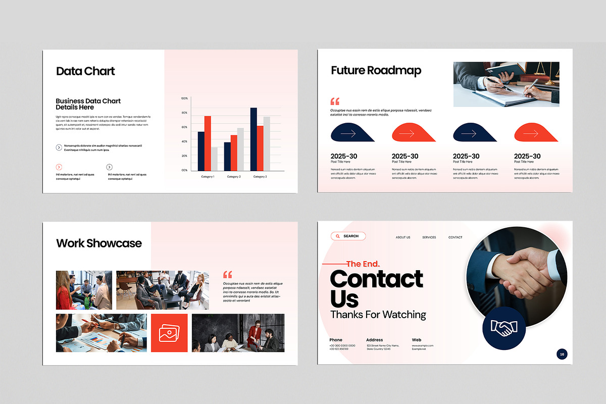 Business Plan Presentation Template, a Print Template by MightyDesign (Photo 5 of 8)