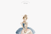 Winter Ballet Clipart Set, a Decorative Illustration by Pati Paints (Thumbnail 5 of 11)