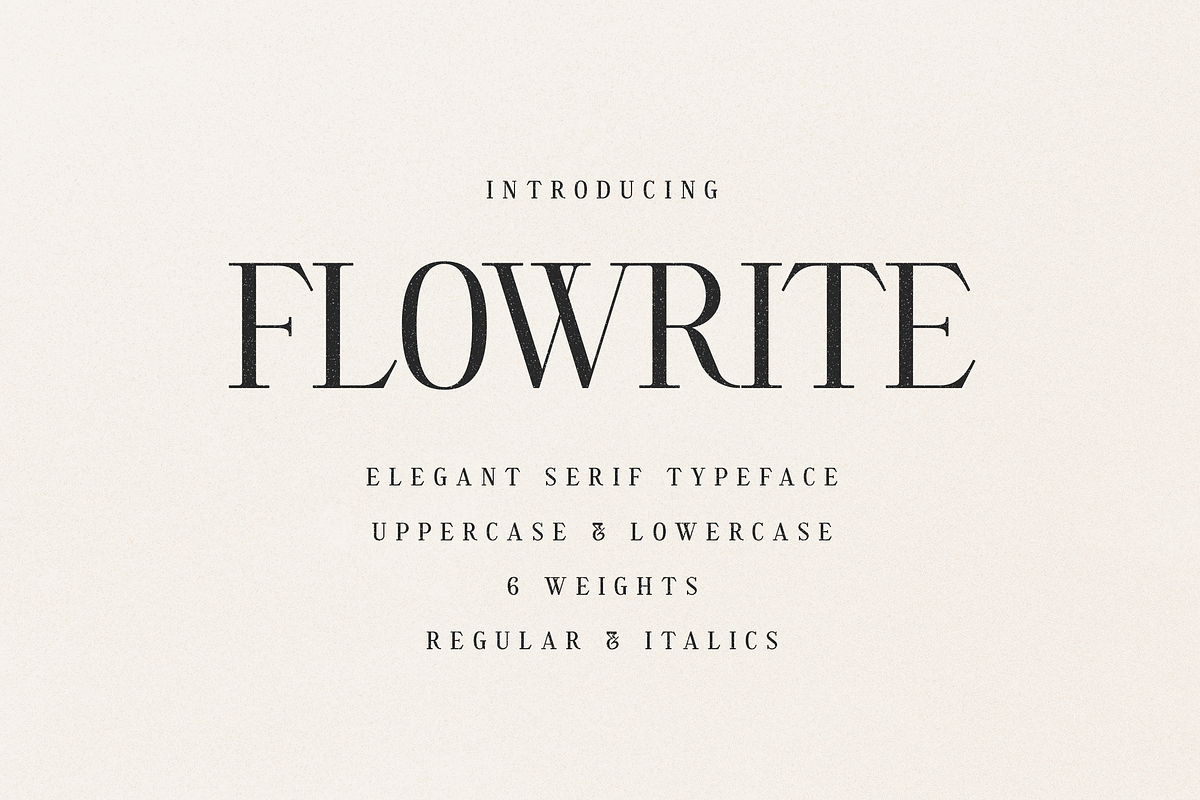 SALE! Flowrite - modern font duo, a Serif Font by VP Fonts (Photo 3 of 16)