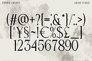 Grand Voyage, a Font by ethylene.creative (Thumbnail 5 of 13)