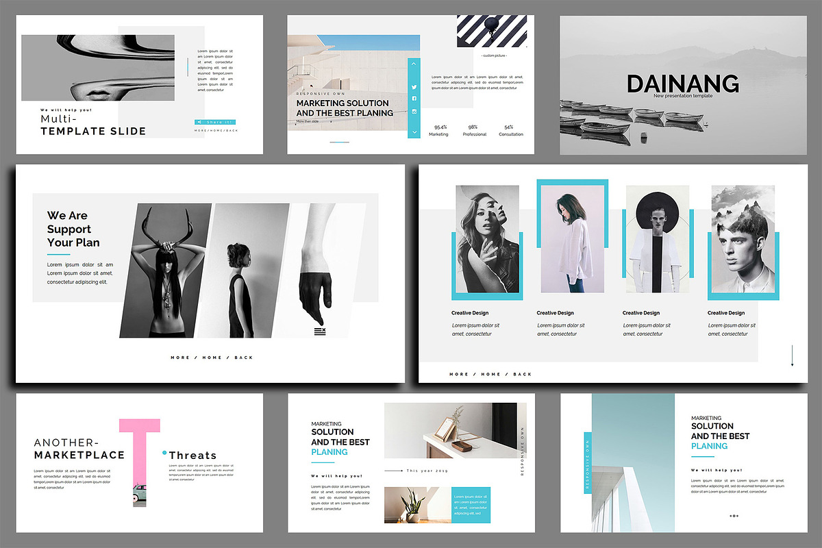 Minimal Corporation Powerpoint, a Presentation Template by Putra Khan (Photo 4 of 8)
