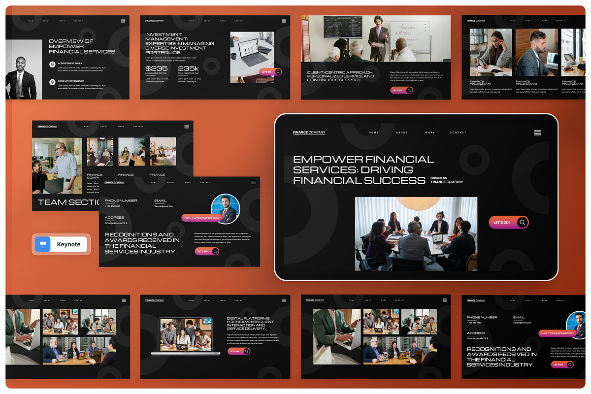 Perkada  - Finance Company Keynote, a Presentation Template by Annora Studio (Photo 1 of 5)