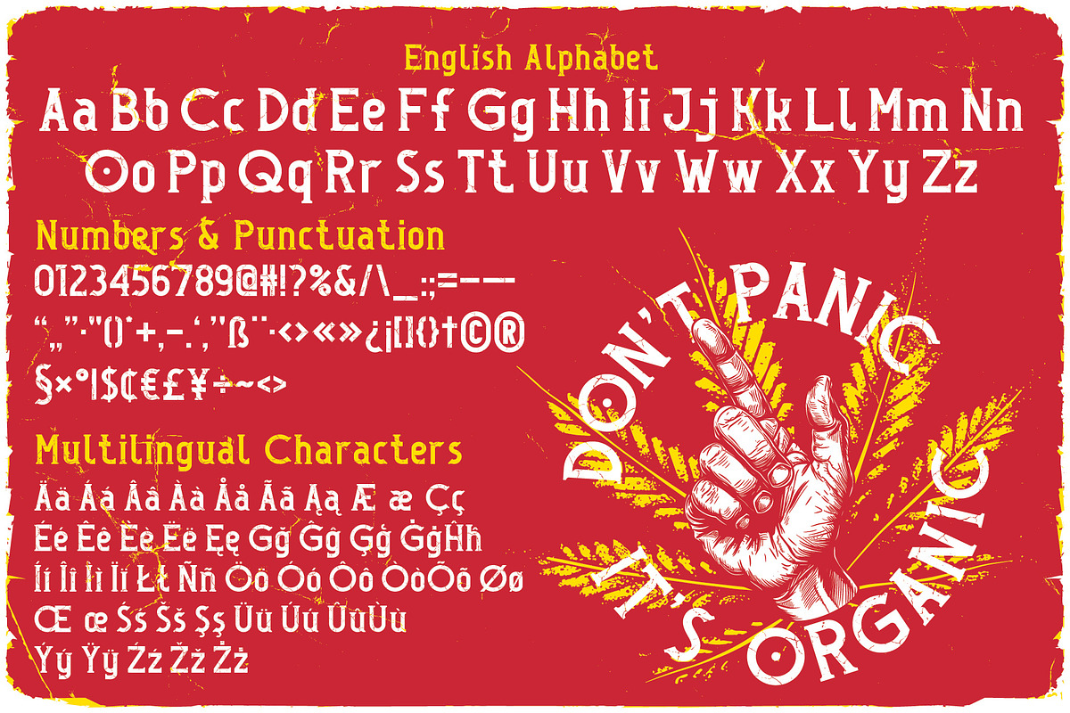 Coffeeshop Label Font, a Blackletter Font by VozzyStock (Photo 3 of 7)