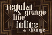 Gatsby - ArtDeco Font, a Serif Font by Cruzine (Thumbnail 2 of 5)