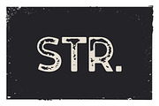 Dustrialize Modern Textured Font, a Sans Serif Font by UICreative (Thumbnail 6 of 13)