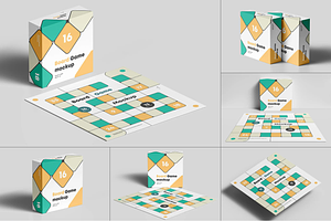 Board Game Mock-up, a Merchandise Mockup by BLISS DESIGN