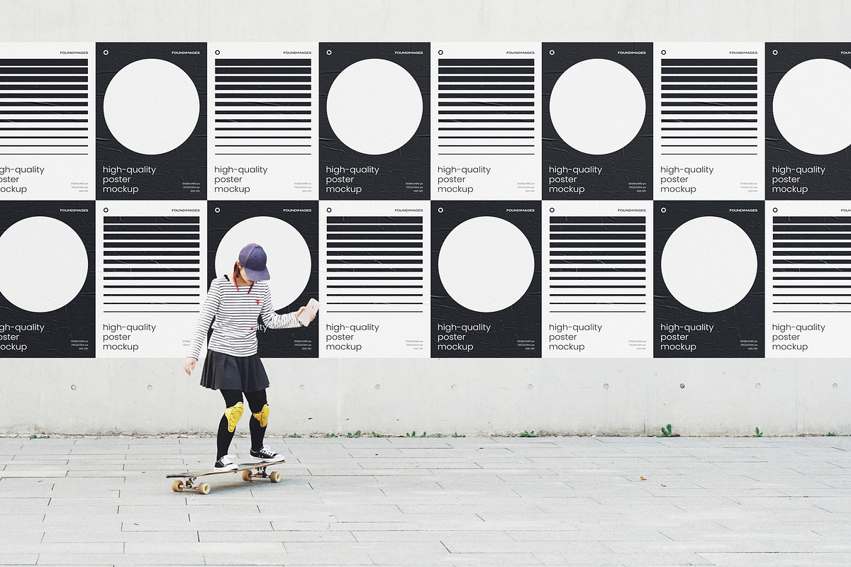 Urban Poster Mockup Template Bundle, an Advertising Mockup by FoundImages (Photo 5 of 52)