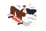 Active people in motion concept set, a Person Illustration by Good Studio (Thumbnail 8 of 17)