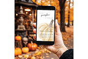 Halloween Season iPhone Mockup, a Product Mockup by MockupWizard (Thumbnail 3 of 3)