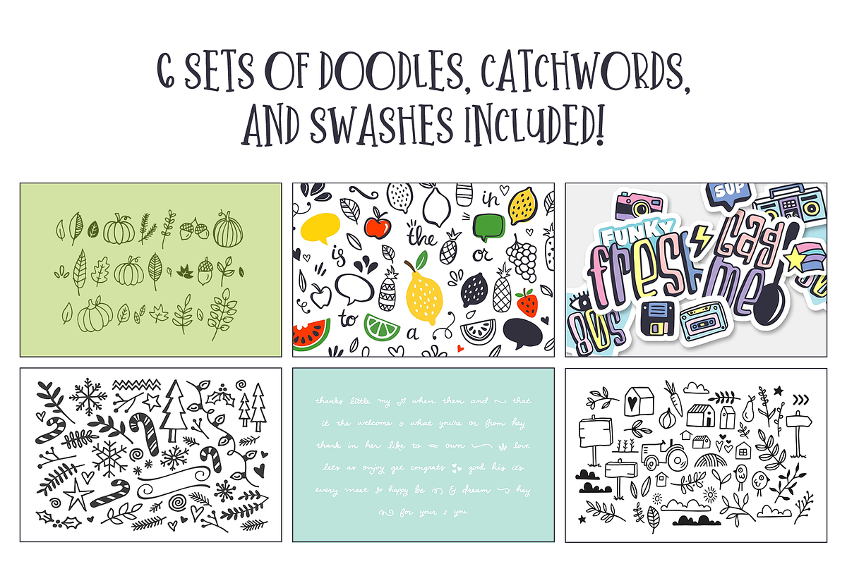 Sweet Dreams Font Bundle preview 5
