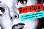 Authentic 1950s Pin-Ups High Res B&W, an Illustration by Piddix Archives (Thumbnail 1 of 5)