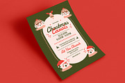 Retro Christmas Carol Event Flyer, a Flyer Template by Guuver (Thumbnail 3 of 3)