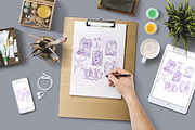 Picasso Line Art Procreate BUNDLE 4, a Brush Add-On by Manifesto Design Gallery (Thumbnail 27 of 28)