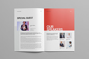 Conference Agenda Canva Template, a Brochure Template by Pixelpick (Thumbnail 4 of 9)