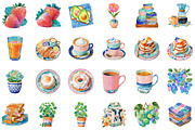 Breakfast Coffee Clipart, an Illustration by CreationArt (Thumbnail 4 of 5)
