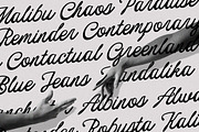 Black Editorial Script, a Script Font by Letter Fresh (Thumbnail 8 of 11)