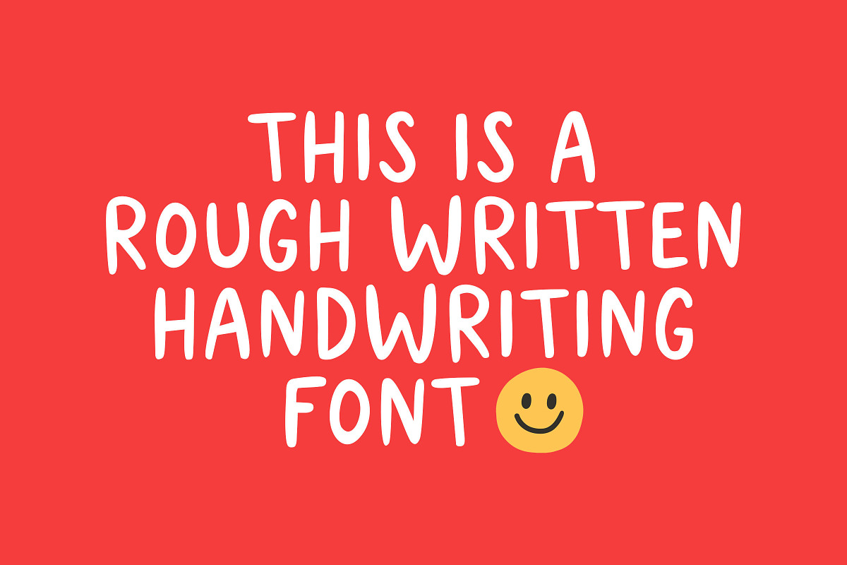 Scribble - A Handwritten Font preview 5